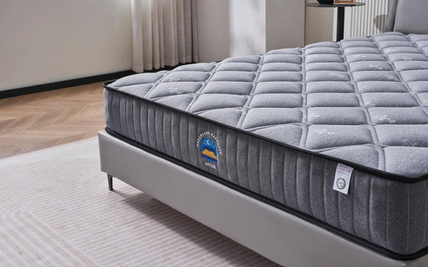 Dreamland Aster Single Mattress with advanced pocket springs, dual comfort
zones, and a thick foam layer for ergonomic support